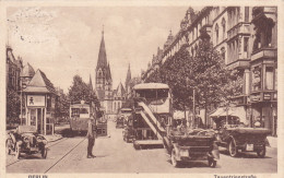 2769/ Berlin, Tauentzienstrasse, Tram, Politieagent Oude Auto, 1927 - Schoeneberg