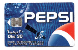 United Arab Emirates Phonecards - Pepsi Advertising - ND 1996 - Ver. Arab. Emirate