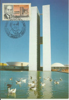 Carte Maximum - Brasil Bresil - Brasilia - Palacio Do Congresso Nacional - Maximum Cards