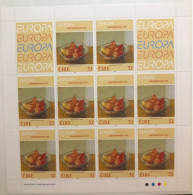 Europa CEPT 1993 Ireland Irland ** MNH Sheetlet Kleinbogen ~ Contemporary Art, Modern Paintings - Neufs