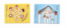 ARGENTINA 2009 EDUCATION FOR EVERYONE CHILDREN AMERICA UPAEP ISSUE SET OF 2 MNH - Unused Stamps