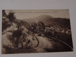 PYRENEES ORIENTALES-929-AMELIE LES BAINS-LES LACETS DE LA ROUTE DE MONTBOLO - Amélie-les-Bains-Palalda