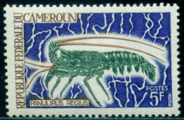 1968 Sea Animals,King Lobster Panulirus Regius,Cameroon,Mi.541,MNH - Schaaldieren