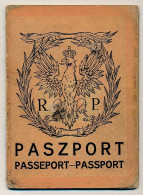 POLOGNE - Passeport 1929 - Visas Dont Consulat Dusseldorf "Bon Pour Se Rendre En France... Pour Travailler Aux Mines - Historical Documents