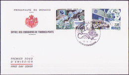 Europa CEPT 1991 Monaco FDC1 Y&T N°1768 à 1769 - Michel N°2009 à 2010 - 1991