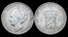 Netherlands Wilhelmina I 1 Gulden 1929 - 1 Florín Holandés (Gulden)