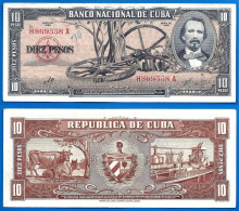 Cuba 10 Pesos 1960 Signature Che Guevara Que Prix + Port Peso Centavos Centavo Caraibe Paypal Bitcoin - Cuba