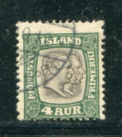 "ISLAND" 1907, Dienstmarke Mi. 25 Gestempelt (4299) - Dienstzegels