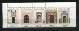 "LIBYEN" 1985, Mi. 1591-1595 "Portale" 5er-Streifen **/postfrisch (4300) - Libia