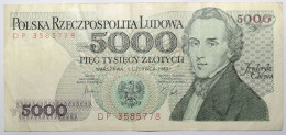 Pologne - 5000 Zlotych - 1982 - PICK 150a.2 - TTB+ - Pologne