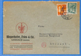 Allemagne Zone Française - 194.. - Lettre De Lorrach - G26720 - Autres & Non Classés