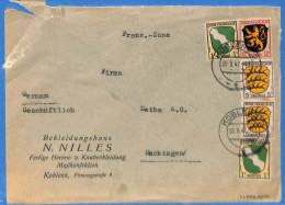 Allemagne Zone Française - 1947 - Lettre De Koblenz - G26728 - Otros & Sin Clasificación