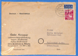 Allemagne Zone Française - 1949 - Lettre De Koblenz - G26732 - Andere & Zonder Classificatie