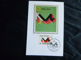 1978 1911 FDC/MC/MK Zijde/soie( Dinant ) Nice Quality ! : " Ingenieursvereniging " - 1971-1980