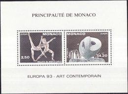 Monaco épreuve 1993 Y&T N°EL1875 à 1876 - Michel N°DP2120A à 2121A *** - EUROPA - Lettres & Documents