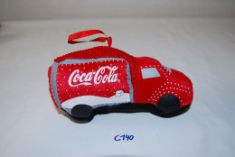 C140 Ancienne Publicité - Coca Cola - Camion - Noël - Soft Toys