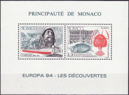 Europa CEPT 1994 Monaco Y&T N°EL1935 à 1936 - Michel N°DP2178 à 2179 *** - 1994