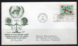 1966 UNITED NATIONS NEW YORK COFFEE AGREEMENT FDC - FDC