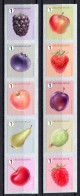 BE   R157  XX   ---  Rouleaux 2018  --  Fruits  --  Sur 1 Bandes De 10  (A+B)   --   TTB - Coil Stamps