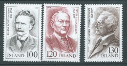 Islande - Serie Yvert N° 500 / 502  **  , 3 Valeurs  Neuf Sans Charniere- Cw 36007 - Ongebruikt