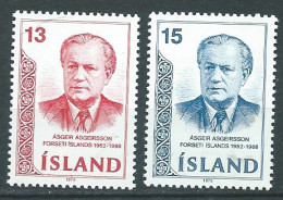 Islande - Serie Yvert N° 433 / 434  **  , 2 Valeurs  Neuf Sans Charniere- Cw 36010 - Unused Stamps