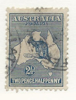 25819) Australia Kangaroo Roo 3rd Watermark 1915 - Gebruikt