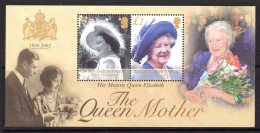 British Indian Ocean Territory, BIOT 2002 Queen Elizabeth The Queen Mother Commemoration MS MNH (SG MS269) - Territorio Britannico Dell'Oceano Indiano
