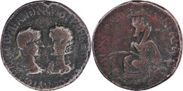 ROME PROVINCIALE - Tétrassaria - GORDIEN ET TRANQUILLINA - 242 AD - Tyché - RPC.3470 - 17-254 - Provincia