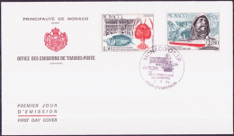 Europa CEPT 1994 Monaco FDC Y&T N°1935 à 1936 - Michel N°2178 à 2179 - 1994