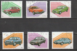 LAOS - Peugeot, Ford, Rover, Renault - N° 784 à 789 - 1987 - Laos