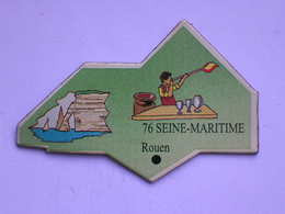 Magnet Le Gaulois DEPARTEMENT FRANCE 76 Seine-Maritime - Magnetos