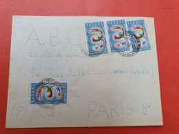 Italie - Enveloppe De Napoli Pour Paris En 1958 - D 428 - 1946-60: Marcophilie