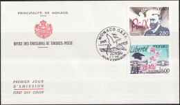 Europa CEPT 1995 Monaco FDC Y&T N°1987 à 1988 - Michel N°2230 à 2231 - 1995