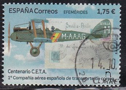 2022-ED. 5582 Centenario De C.E.T.A. Primera Compañía Aérea Española De Transporte De Correo- USADO - Usados