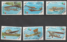 LAOS 1985 N° 665/671 Oblitéré - Airplanes