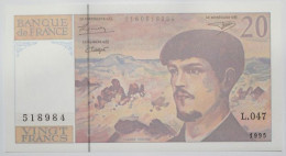 France - 20 Francs - 1995 - PICK 151h / F66ter.01 - NEUF - 20 F 1980-1997 ''Debussy''