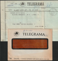 Telegram/ Telegrama - Lisboa -|- Postmark - TELEGRAFOS. Lisboa. 1967 - Storia Postale