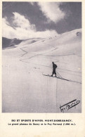 Le Mont Dore , Sancy * CPA * Sports D(hiver Ski Skieur * Le Grand Plateau Du Sancy Et Le Puy Ferrand - Le Mont Dore