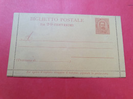 Italie - Entier Postal Non Circulé - D 450 - Stamped Stationery