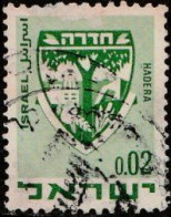 Israël 1969. ~ YT 379 + 384 - Armoiries De Villes - Used Stamps (without Tabs)