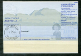 DÄNEMARK IRC IAS CRI - International Reply Coupon - Antwortschein Gest. T31 2001 1121 AB - DENMARK / DANEMARK - Interi Postali