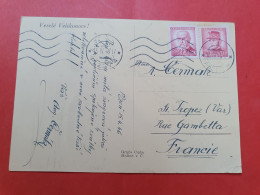 Tchécoslovaquie - Affranchissement De Plzeň Sur Cp En 1946 Pour La France - D 453 - Briefe U. Dokumente