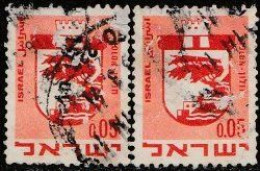 Israël 1969. ~ YT 381 (par 2) - Armoiries. Holon - Used Stamps (without Tabs)