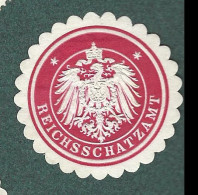 Cachet De Fermeture   -  Allemagne  - Reichsschatzamt - Cachets Généralité