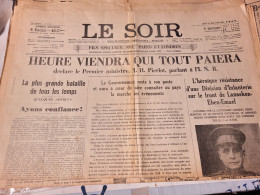 LE SOIR 40 /BELGIQUE PIERLOT HEURE VIENDRA/GENERAL VAN TROOYEN/ - 1800 - 1849