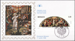 Europa CEPT 1998 Monaco FDC2 Y&T N°2153 - Michel N°2411 - 3f EUROPA - 1998