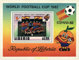 80048 MNH LIBERIA 1981 COPA DEL MUNDO DE FUTBOL. ESPAÑA-82 - Liberia