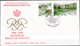 Europa CEPT 1999 Monaco FDC Y&T N°2203 à 2204 - Michel N°2454 Et 2455 - 1999