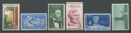 EU 1959 N° 655/660 ** Neufs MNH Superbes C 2.60 € Forêts Arbres Trees Fort Duquesne Chevaux Abraham Lincoln Oregon Hood - Ongebruikt