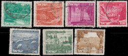 Israël 1971. ~ YT 459/70  - 7 Paysages - Gebraucht (ohne Tabs)